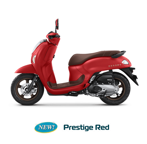 new scoopy prestige red